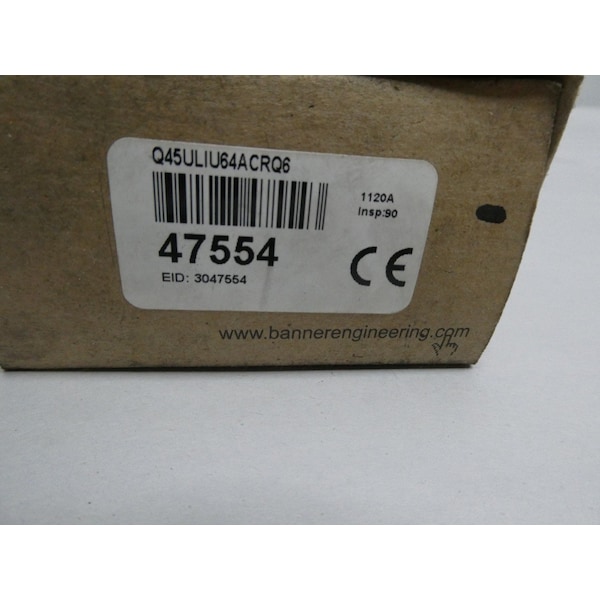 Banner ULTRASONIC 15-24V-DC OTRO SENSOR - Q45ULIU64ACRQ6