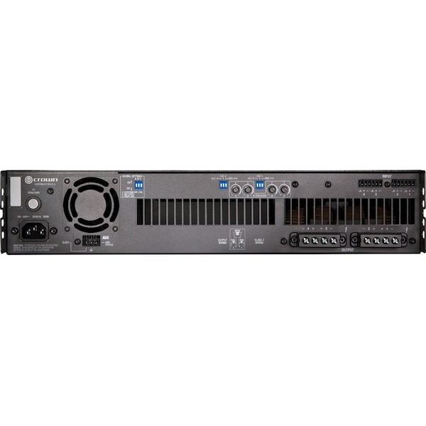 Harman Professional Solutions Crown DriveCore Install 4, 300 Amplifier - 1200 W RMS - 4 Channel - Black - 20 Hz to 20 kHz - 650 W - DCI4X300-U-USFX