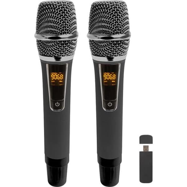Vocopro VocoPro USBCASTHANDHELD Dual Wireless USB Handheld Microphone System - USBCASTHANDHELD