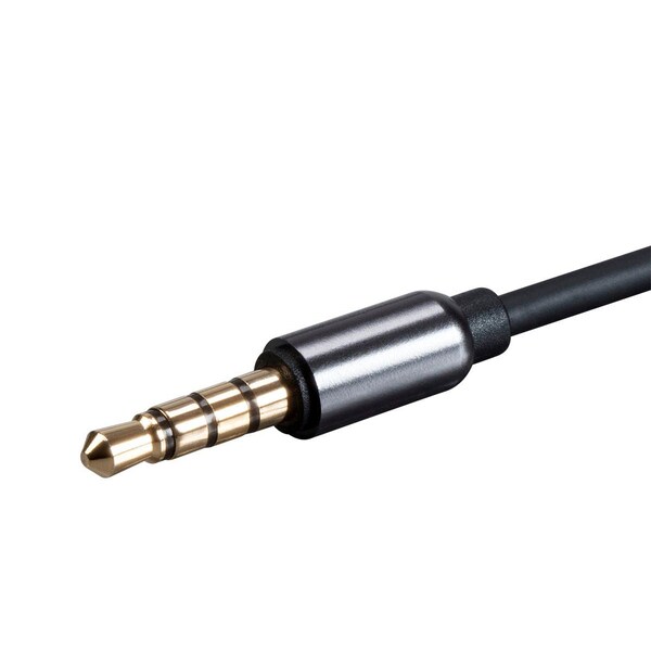 Monoprice Onyx Series Auxiliary 3.5mm TRRS Audio & Microphone Cable_ 3ft - 18632