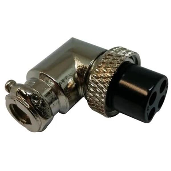 Serverusa CB Radio Accessories Workman  4-Pin Female Right Angle Microphone Plug - SE3032244