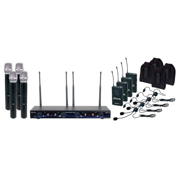 Vocopro All Inclusive Four channel digital wireless handheld/headset/instrument system - DIGITAL-34-ULTRA