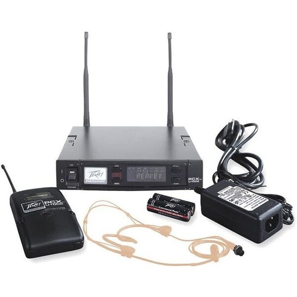 Peavey BEIGE COLOR HEADSET True diversity Pro Comm wireless headset systems for live voice w/100 channels - 3004970