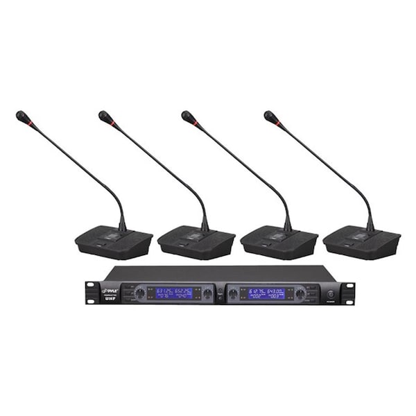 Sound Around Sound Around-Pyle Pro Uhf 4-Channel Professional Wireless - PDWM4700