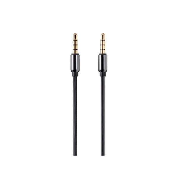 Monoprice Onyx Series Auxiliary 3.5mm TRRS Audio & Microphone Cable_ 1ft - 24437