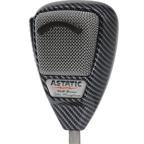 Astatic Noise Canceling Microphone with Carbon Fiber Finish - 636LCF
