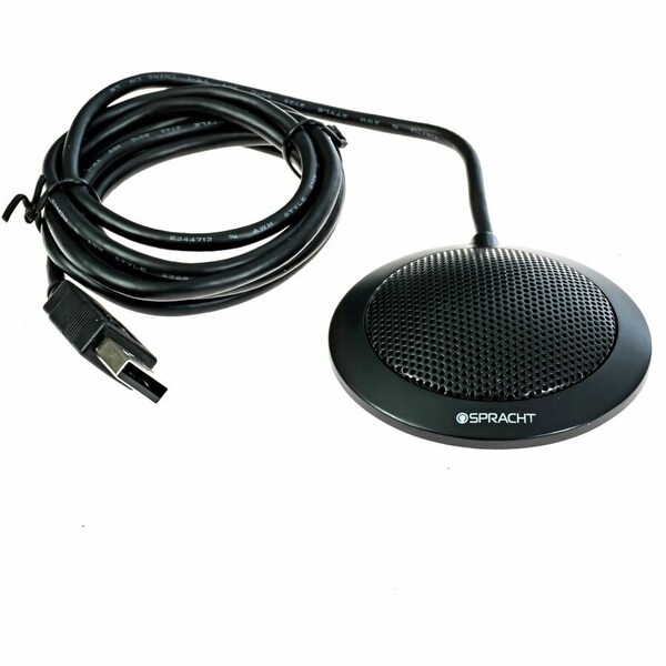 Spracht DESKTOP OR TRAVEL MICROPHONE WITH USB CONNECTIVITY. IDEAL FOR GROUP OR INDIVIDUA - MIC2010