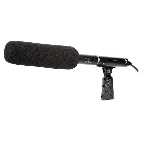 Marantz Supercardioid Electret Condenser Powered Short Shotgun Mic w/ integral cable terminated with 3.5mm - AUDIOSCOPESG5BC