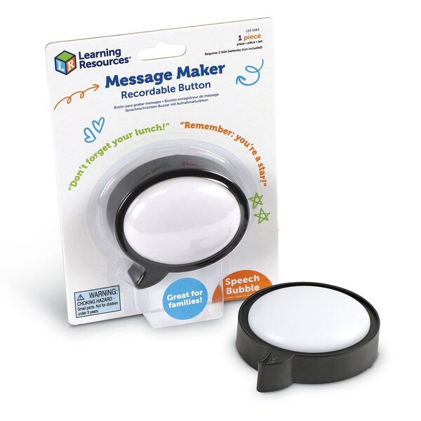 Learning Resources Message Recorder - Speech Bubble, 3PK - LER5583