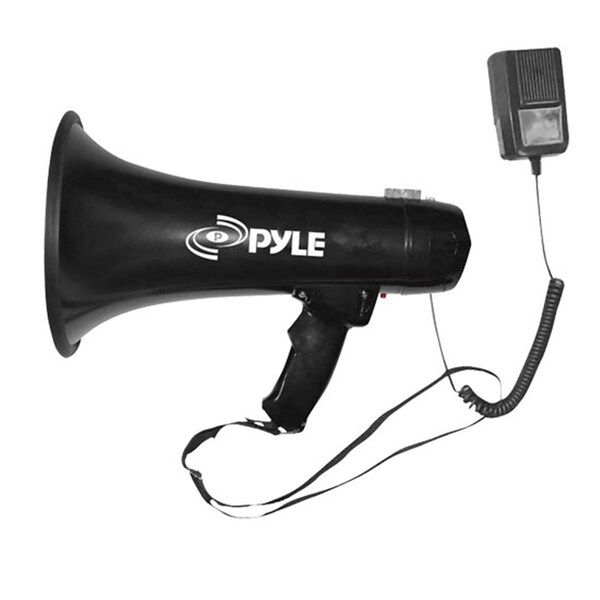 Pyle PylePro PMP43IN 40 Watts Professional Megaphone - Bullhorn with Siren and 3.5mm Aux-In For Digital Music-iPod - PMP43IN