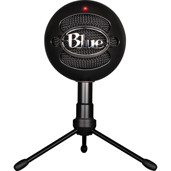 Logitech Blue Microphones  Snowball iCE Wired Cardioid USB Plug 'n Play Microphone - 988-000067 - BLUE SNOWBALL BLK