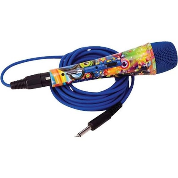 Fine Elite International Ltd FINE ELITE INTERNATIONAL LTD MIC007 Jammin Pro Colour Speaker Handheld Microphone - MIC007