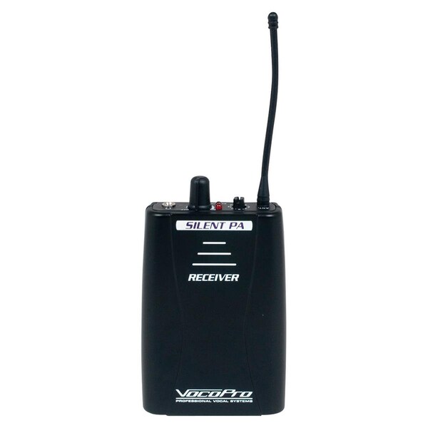 Vocopro 16CH UHF Wireless Audio Broadcast System Bodypack Receiver - SILENTPARX
