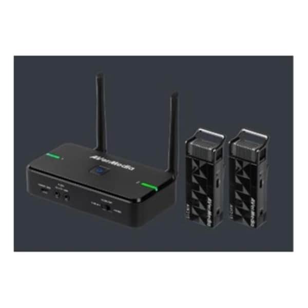 Avermedia AVerMedia AW315F Dual Wireless Microphone System with Smart Pair Charging Station - AW315F