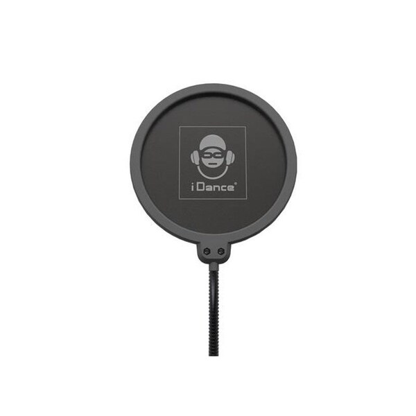 Idance Dual Layer Microphone Pop Filter w/ flexible metal gooseneck support - MS1819