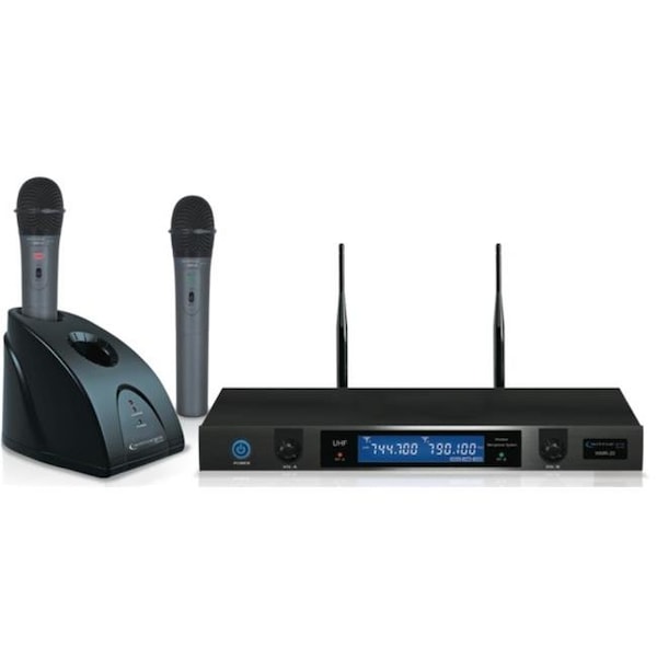 Technical Pro Technical Pro wmr20 Professional UHF Dual Rechargeable Wireless Microphone System - WMR20