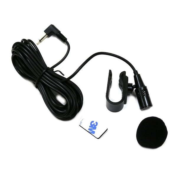 Nakamichi External mic for select radios used for bluetooth phone communications with 3.5mm plug - BTMIC6