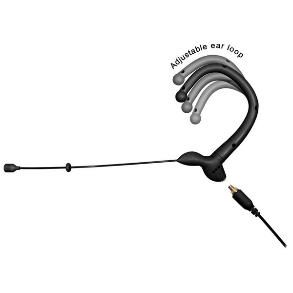 Galaxy Audio Black Color Lightweight Omnidirectional Microphone for Presentations with Senn 3.5 MM three conduct - ES3OBKSEN