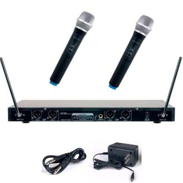 Vocopro M- N- O- P Frequency Professional Quad Vhf Wireless Microphone System - VHF40002