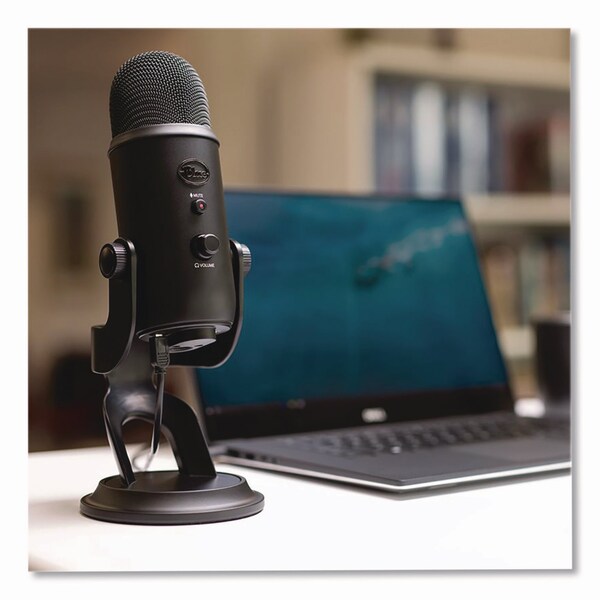 Blue Microphones Yeti Professional USB Microphone, Black - 988-000100