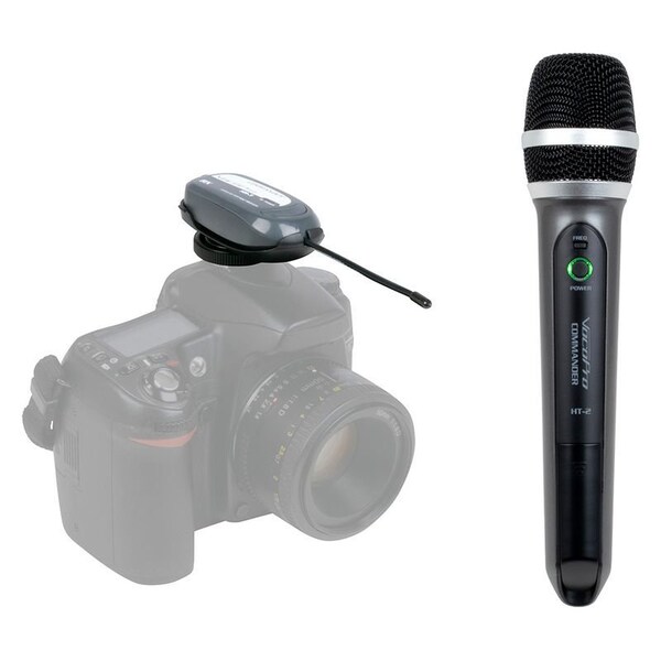 Vocopro Wireless UHF Handheld Mic System for Digital Video Cameras - COMMANDER-FILM-HANDHELD2