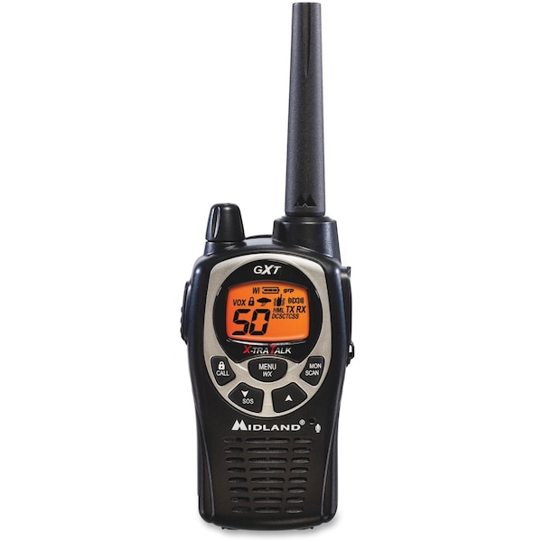Midland Radio Two-Way Radio, 50 Channel, GMRS Walkie Talkie, 2-Pack - GXT1000VP4