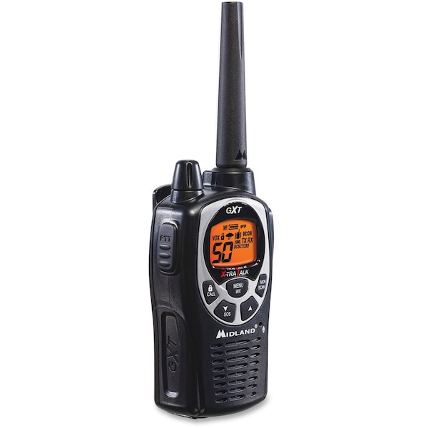 Midland Radio Two-Way Radio, 50 Channel, GMRS Walkie Talkie, 2-Pack - GXT1000VP4