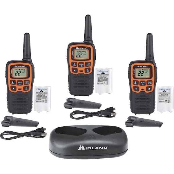 Midland Radio X-Talker Walkie Talkie, 28 Mile Range, PK3 - T51X3VP3