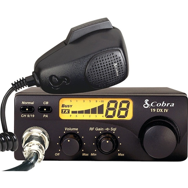 Cobra Electronics Cobra 19 DX IV 40-Channel Compact CB Radio - 19 DX IV