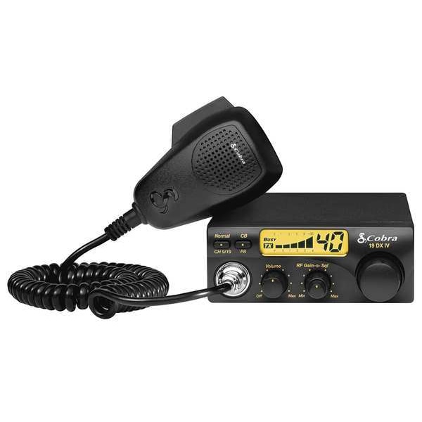 Cobra Electronics Cobra 19 DX IV 40-Channel Compact CB Radio - 19 DX IV