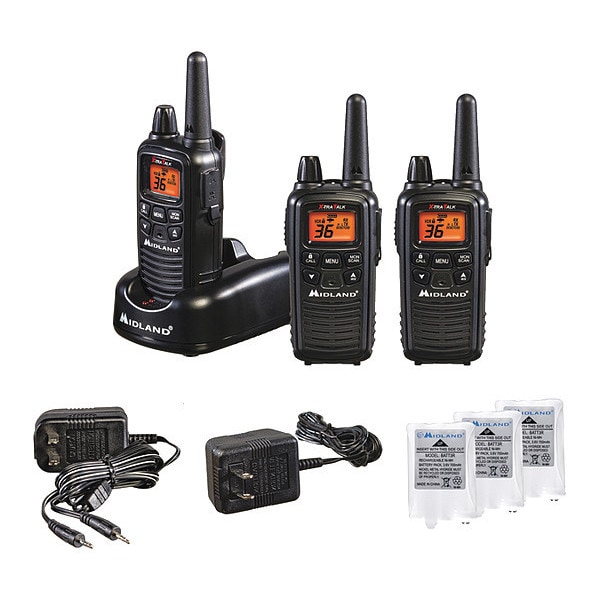 Midland Radio Two Way Radio, 22 Channels, PK3 - LXT633VP3