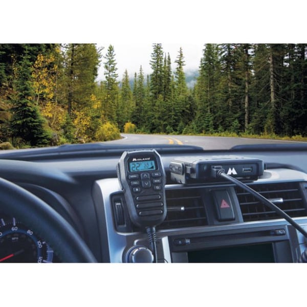 Midland Radio Full 15W Two-Way GMRS Radio, w/Microphone - MXT275