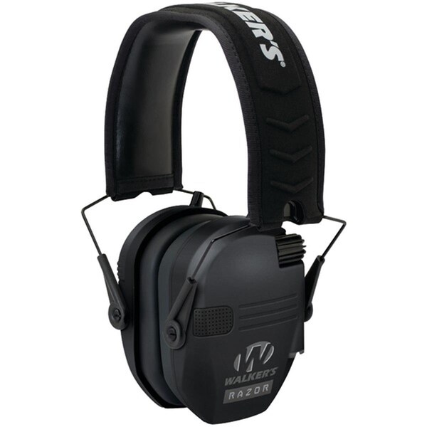 Walkers Game Ear Walkers Game Ear  Razor Series Slim Shooter Electronic Folding Muff, Black - WA392245