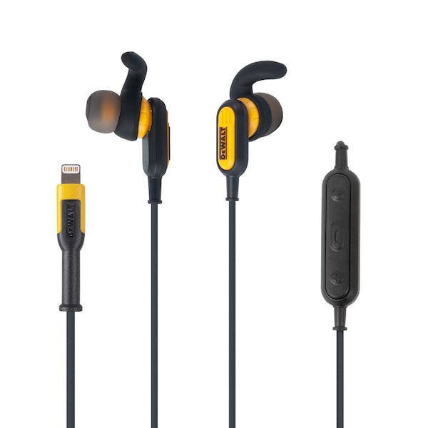 Dewalt DeWalt Jobsite Lightning Earphone 1 pk - 190 3017 DW2
