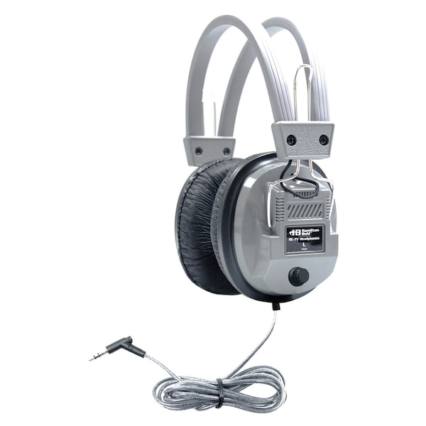Hamiltonbuhl SchoolMate Deluxe Stereo Headphone w/3.5 mm Plug and Volume Control - SC-7V