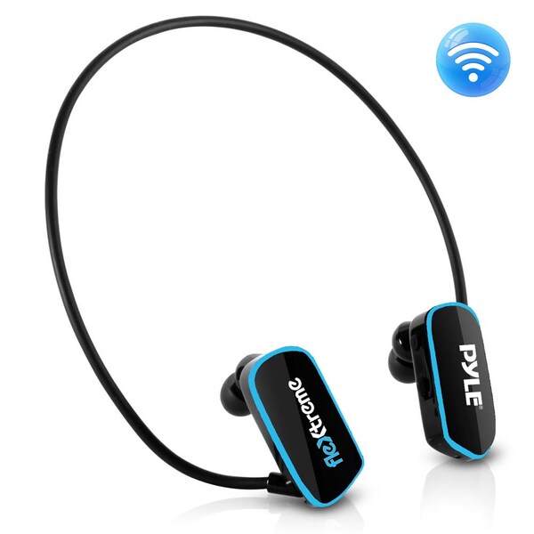Pyle Flextreme Waterproof MP3 Player With Headphones, 8Gb Built-In Memory - PSWP14BK