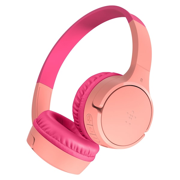 Belkin Soundform Kids On Ear Headphones, Pink - AUD002BTPKV3