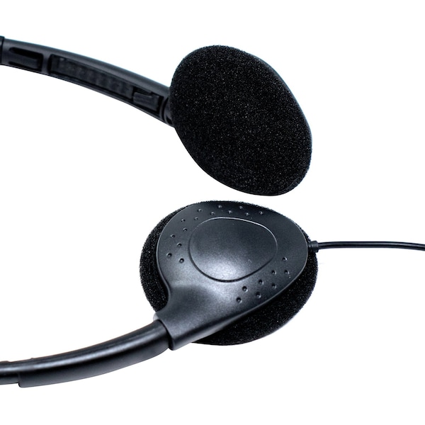 Digital Energy OH54 On-Ear Headphones, Black - DEFT-1707