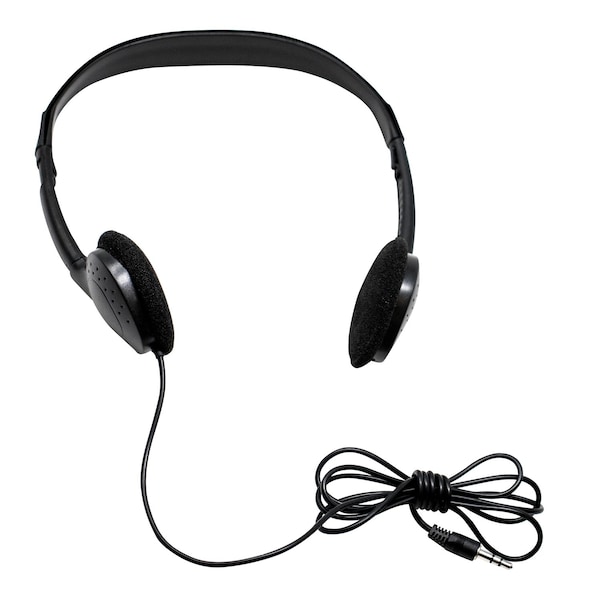Digital Energy OH54 On-Ear Headphones, Black - DEFT-1707