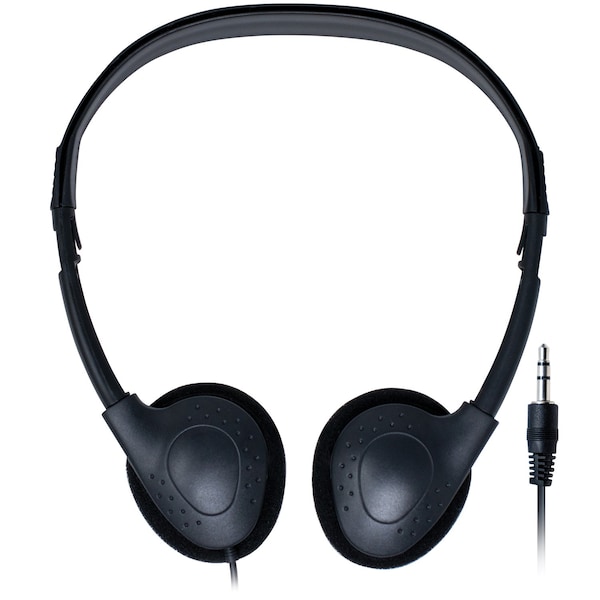 Digital Energy OH54 On-Ear Headphones, Black - DEFT-1707