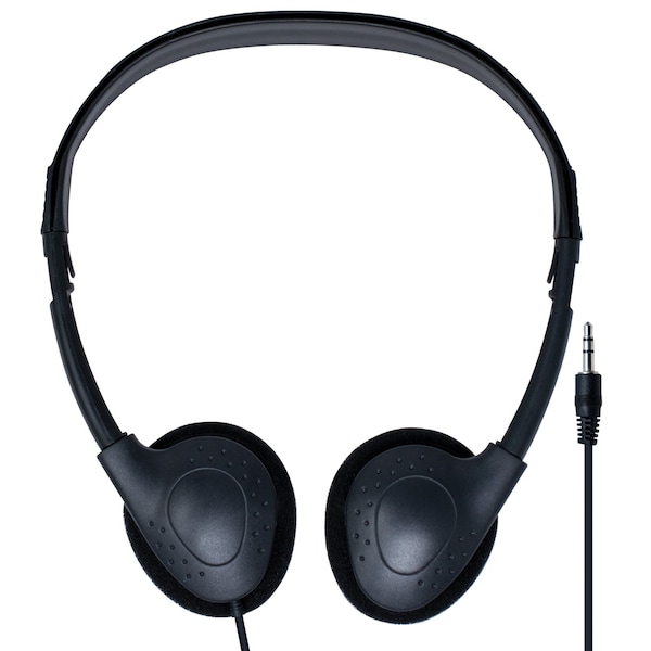 Digital Energy OH54 On-Ear Headphones, Black - DEFT-1707