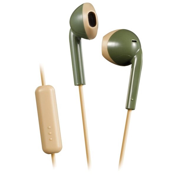 Hi-Tec Retro In-Ear Wired Earbuds with Microphone, Green - HI3675856