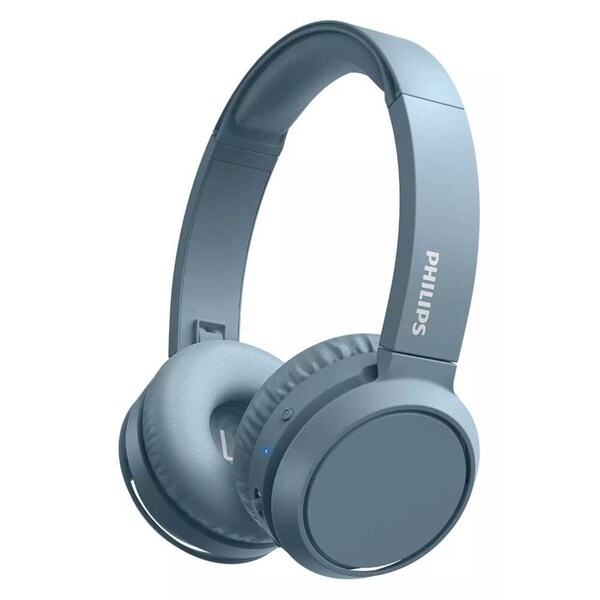 Phillips TAH4205BL-00 Wireless On-Ear Headphones with Microphone, Blue - TAH4205BL/00