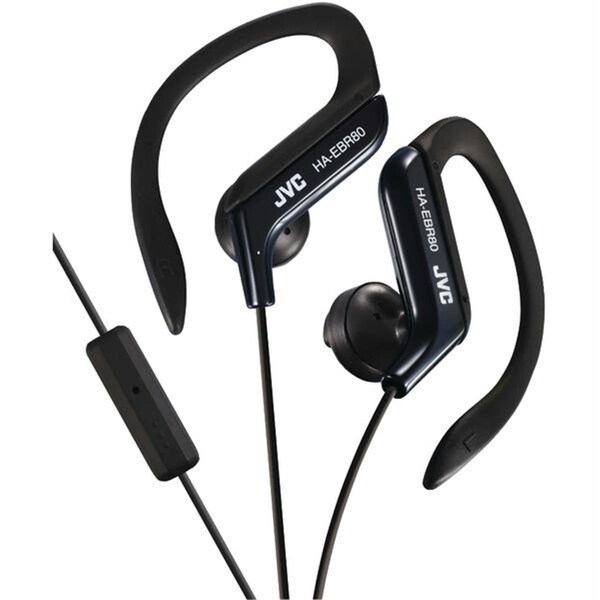Hi-Tec Sport-Clip In-Ear Headphones With Microphone and Remote - Black - HI113695