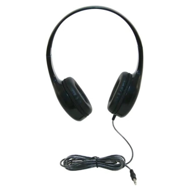Califone On-Ear Headphones with 3.5mm Plug, Black - KH-08N BK