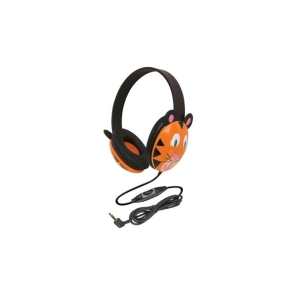 Califone Califone Listening First Animal-themed Stereo Headphones, Tiger - 2810TI