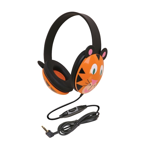 Califone Califone Listening First Animal-themed Stereo Headphones, Tiger - 2810TI