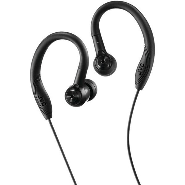 Jvc JVC HAEC10B Entry-Level Fitness Headphones; Red - HAEC10B
