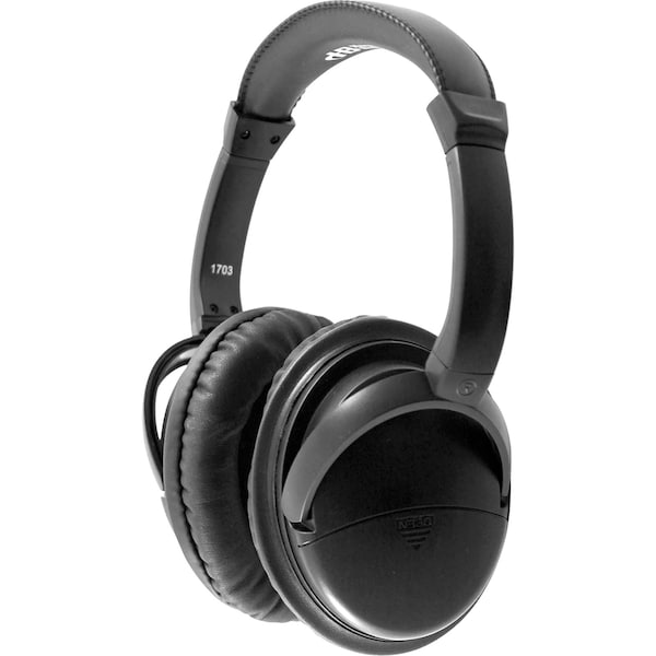 Hamiltonbuhl Deluxe Active Noise-Cancelling Headphones with Case - NCHBC1