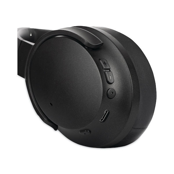 Morpheus 360 SYNERGY HD Wireless Noise Cancelling Headphones Bluetooth Headset with Microphone, 4 ft Cord, Black - HP9550HD